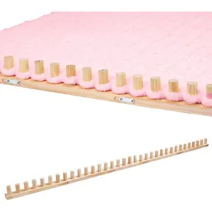 65'' Chunky Blanket Loom, Loom for Hand Yarn Chunky, Large Chunky Yarn Loom for Beginners DIY Craft Enthusiasts