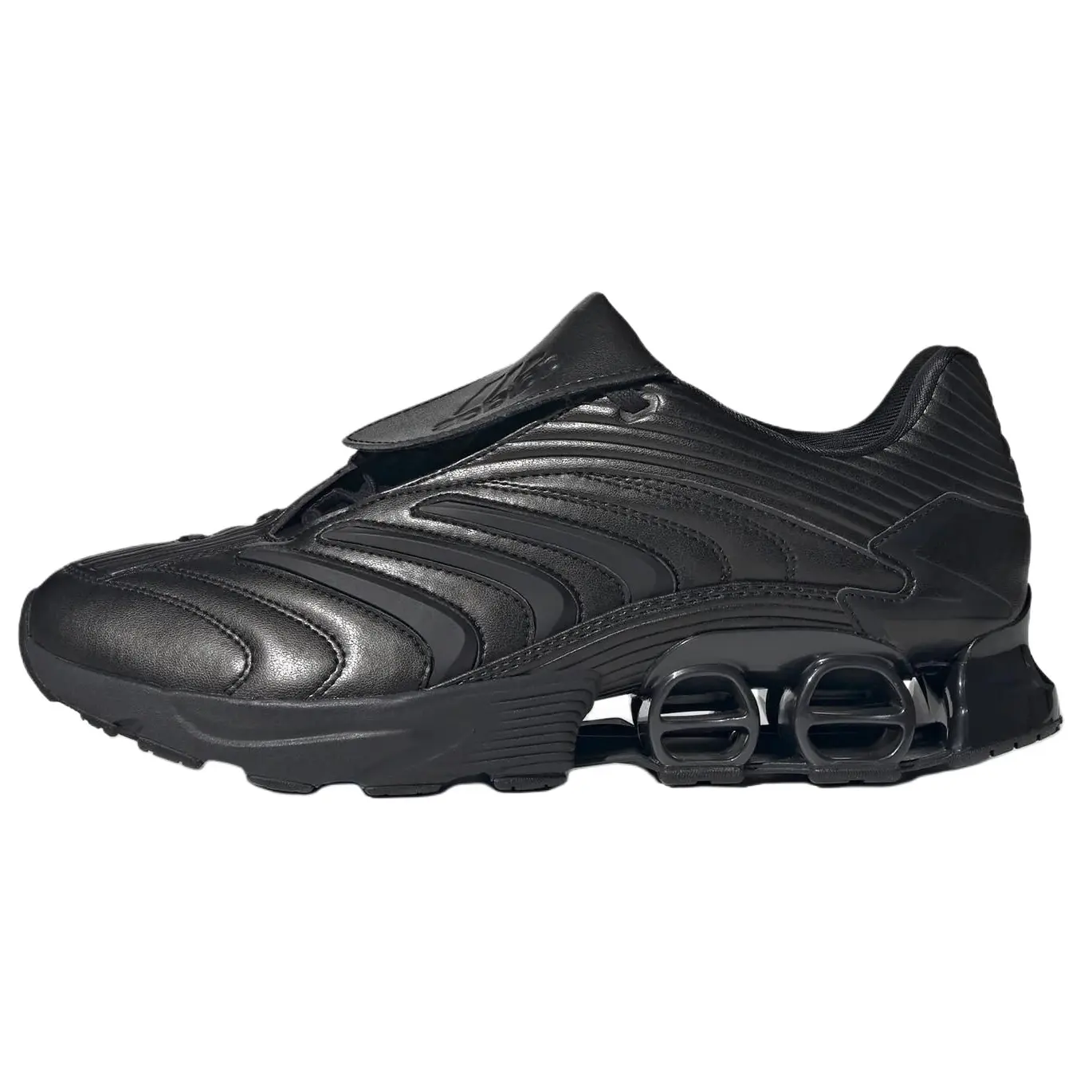 Adidas Predator Megaride Triple Black' Versatile Durable Non-slip Low Top Sneakers Unisex JR5567