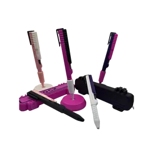 Mothers Day Sale EDC Slide Action Pen Case and Stand Bundle Hand Assembled 3D Printed Fidget Approved Veteran Owned Desk Flex Key Features