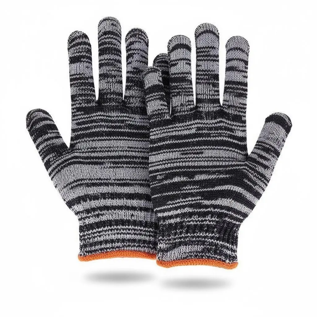 Cut Resistant Work Gloves - Knit Fabric, Protection Against Abrasion, High Strength, Non-Slip, Breathable | For Machinery Repair, Glass Handling, Knitted