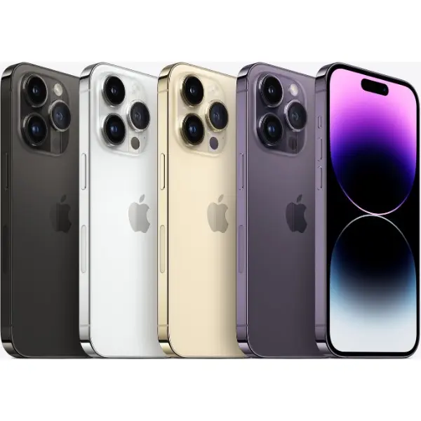 Refurbished Apple iPhone 14 Pro Fully Unlocked 256GB All Colors - Acceptable with 1 Year Warranty by BITB