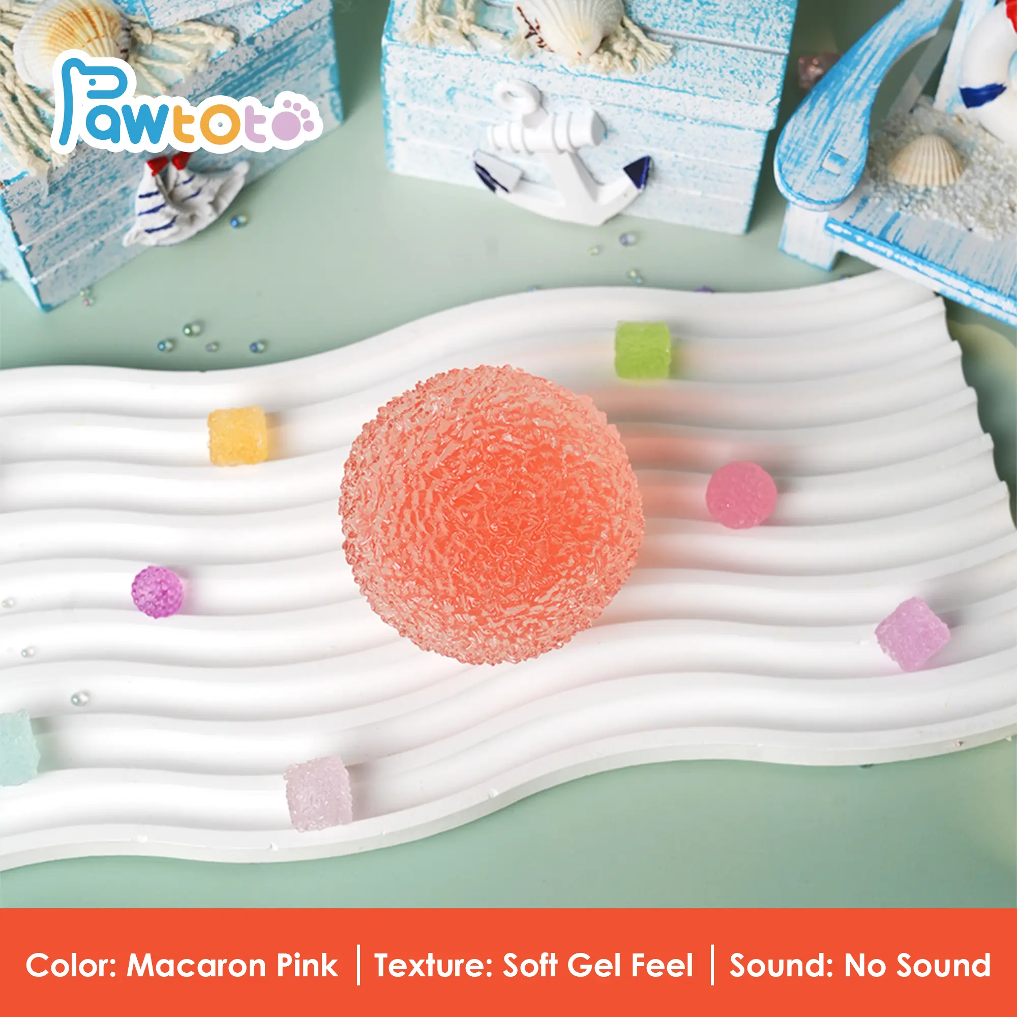 Macaron Pink (Soft Gel Feel, No Sound)