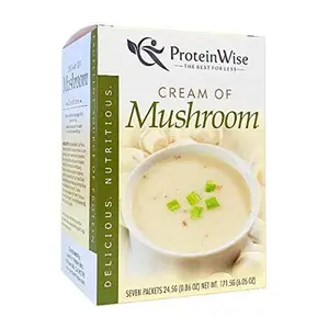 Creamy, Healthy, High-Protein Mushroom Soup - Sugar-Free, Low-Carb & Perfect for Weight Loss