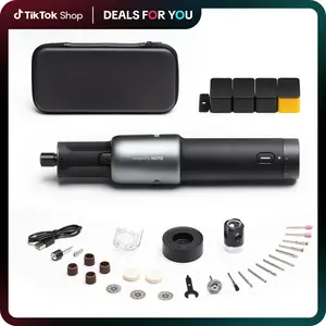 【Deals for You Days】HOTO 35 In 1 Cordless Rotary Tool Kit, Type-C Charging Base, 5 Speeds 25000 RPM,Combined Storage Bag,Wood Carving, Polishing, Christmas Gift Portable