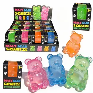 Viral Teddy Bear Squishy, Unisex Portable Tactile Sensory Stress Reliever, Anxiety Relief Product Full CASE 12 ct (Toys & Hobbies Classic & Novelty Toy)