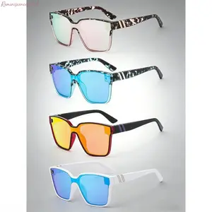 Unisex Full Rim Sunglasses 4-Pack - Solid, Lightweight, 1-Size, Tinted Lenses, UV Protection for No Harsh Sunlight Damage, Multi-Sports Design Ideal for Driving, Outdoor Activities