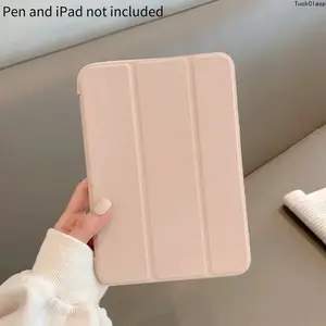 Tri-Fold iPad Case with Pencil Slot – Acrylic Protective Cover for iPad 10, Slim Design for Home & Spring Travel