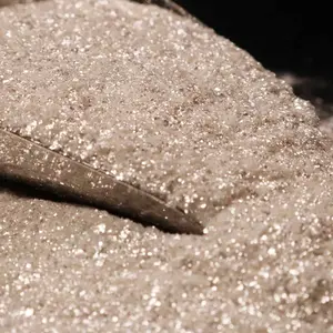 Sterling Snow Glitter - White Body with Silver Flakes - Highly Reflective & Fine - 2oz - Engaging Texture for Low Light Shine