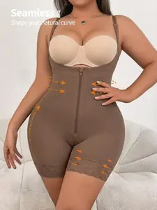 1 Count Shapewear Jumpsuit for Women, Fajas, Colombianas Shapewear, Tummy Control Shapewear Butt Lifter Bodysuit, High Compression Body Shaper, Comforty Body Shaperwear, Everyday Wear Shapewear, Daily Wear & Sports Use, Compression Body Shaping