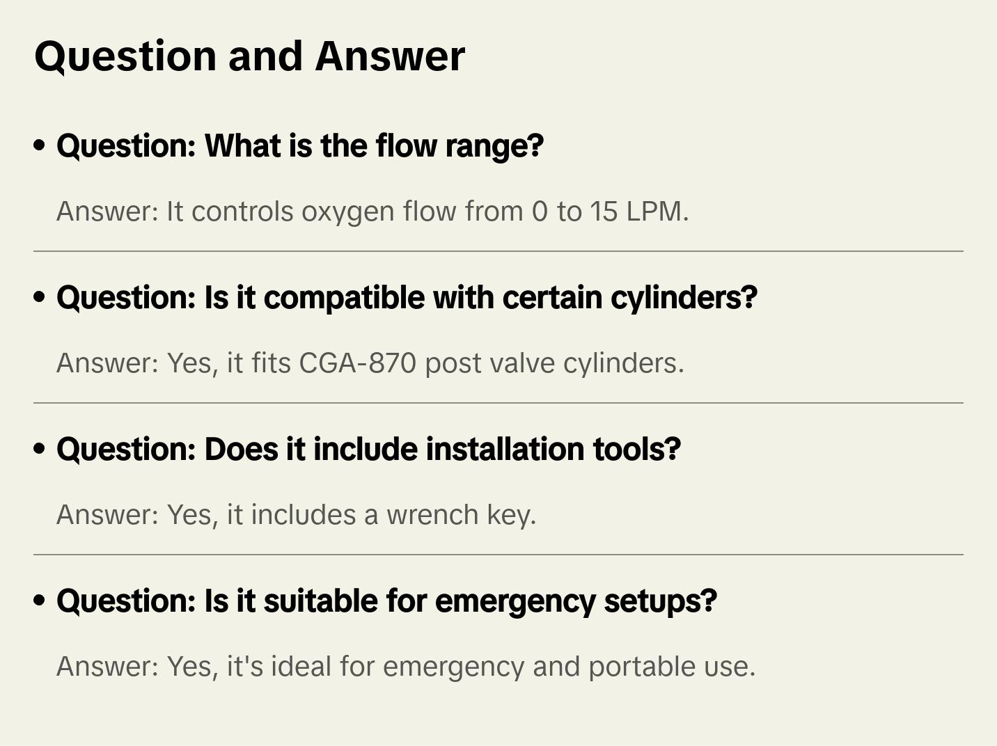 Oxygen Regulator with Gauge