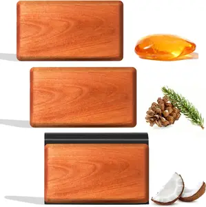 Wood Car Air Freshener with Visor Clip – Natural Essential Oil Car Odor Eliminator, Long Lasting 30 Day Scent, Premium Auto Accessory Cabana Amber Pine 2026