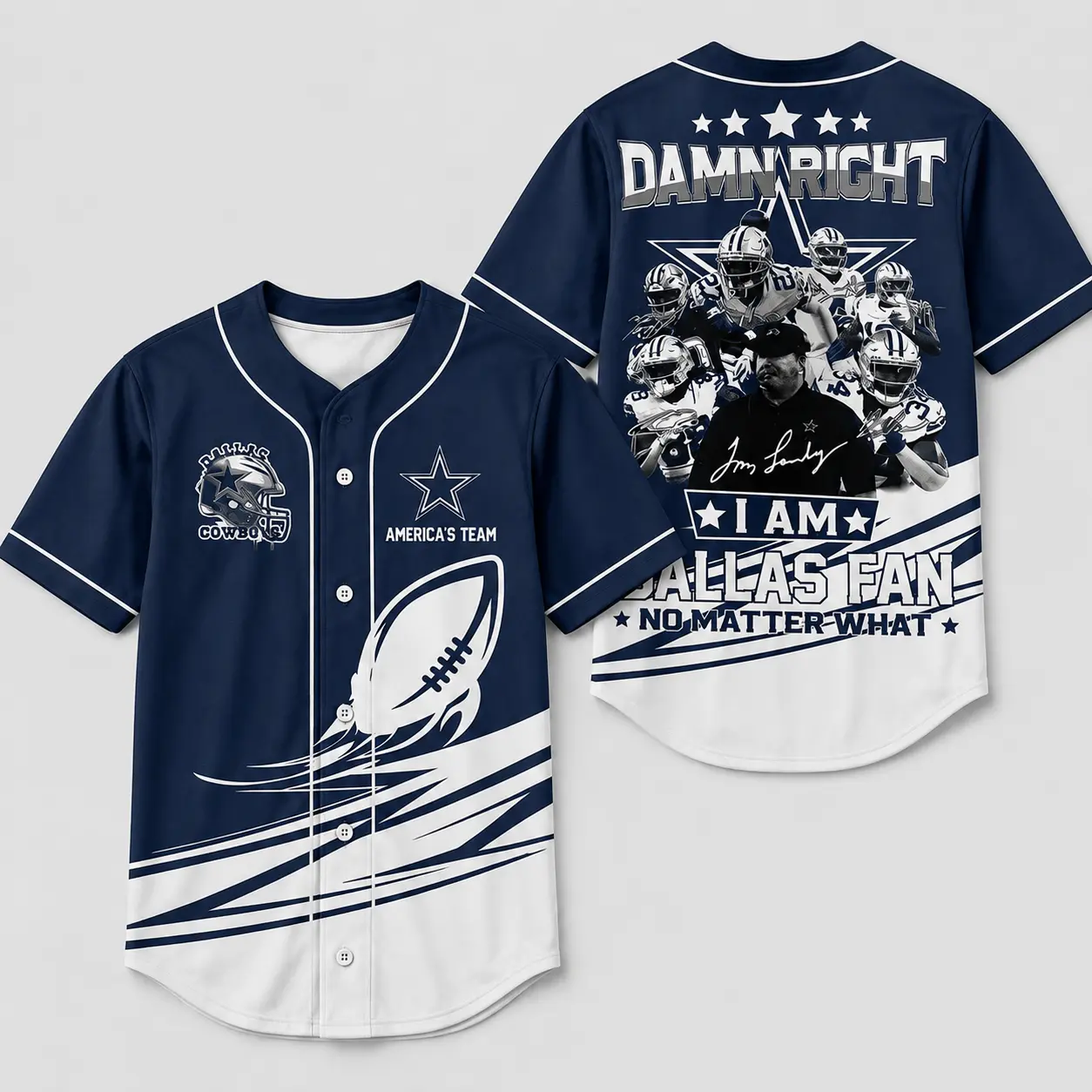Men's Unisex Fit Game Day Baseball Jersey - Short Sleeve Tops, Polyester Mesh, Sublimated Colors, Roomy Cut, All-Over Print Button-Front V-Neck, Sports Fan Casual Wear, Watch Party Outfit