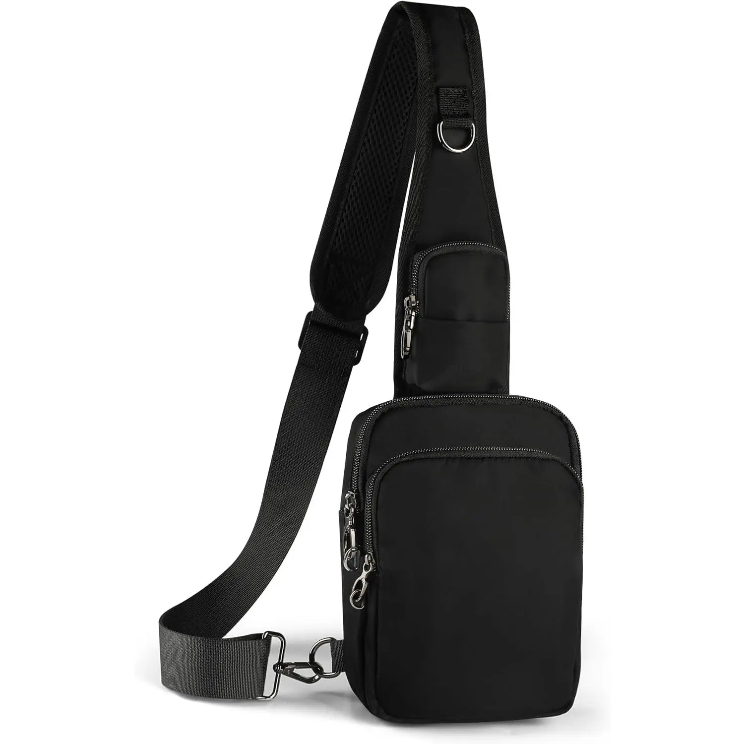 Sling Bag, Crossbody Bag with Zipper Lock, RFID Blocking & Water Resistant for Men and Women