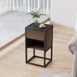 【GOOGREAT】Armando Living Room Side Cabinet, Corner Cabinet, Bedroom Night Stand