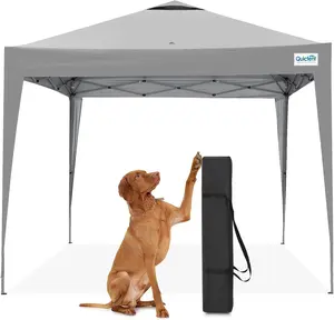 10x10 Pop Up Canopy Tent - Instant Setup Gazebo for 1 Person, Portable & Compact, Waterproof & UV Protection, Ideal for Camping, Beach, Parties, and Outdoor Events