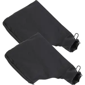 2 Pcs Black Dust Collection Bag for 255 Model Miter Saw with Zipper Wired Adjustable Stand for Table Saw Belt Sander Diagonal Saw Accessories