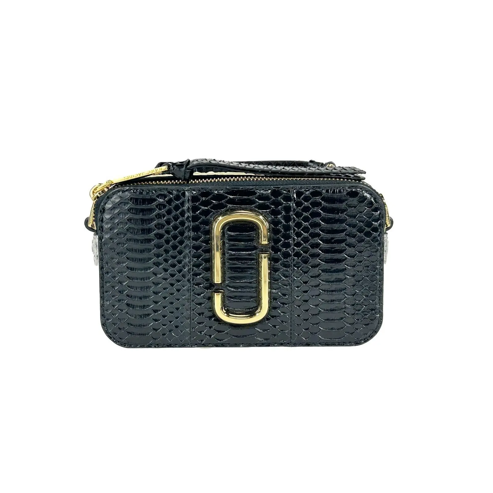 Pre-owned MARC JACOBS Calfskin Tote bags The Snapshot Snake Skin Crossbody Women's Bag