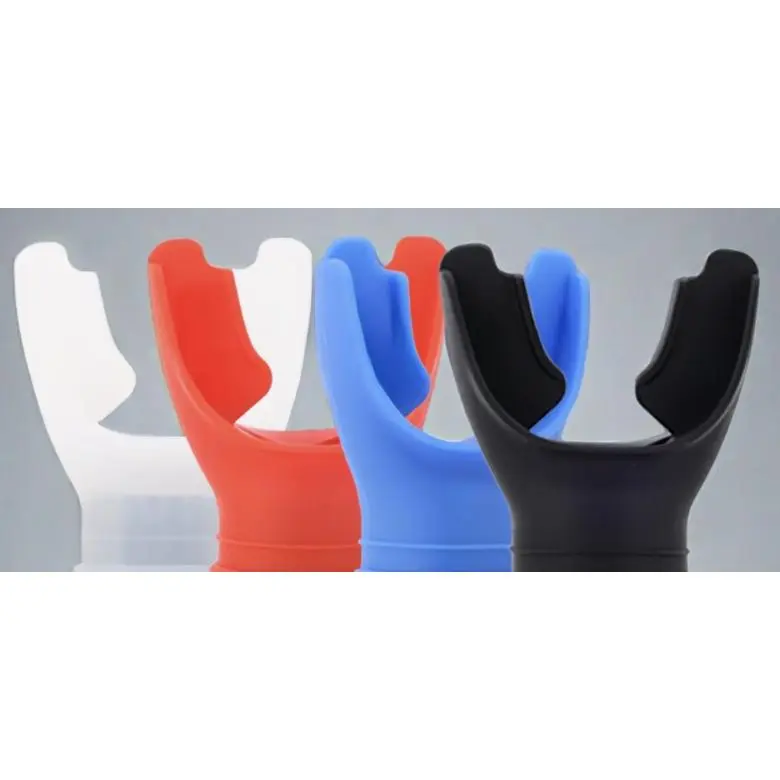 Separate silicone bite mouth (red)