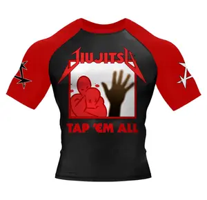 TAP 'EM ALL Jiu Jitsu Short Sleeve Rashguard