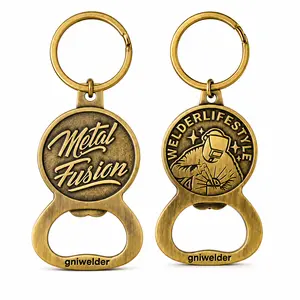 GNIWELDER Welder Keychain Bottle Opener, Metal Fusion Welder Lifestyle Keychain, Welding Gifts for Men, Gifts for Welders, Metalworker Mechanic Fabricator Dad Husband Birthday Father’s Day