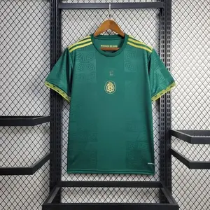 [Jersey For WC 2026] - Mexico de Oro Limited Edition Soccer Jersey 2025-2026 - Green - Full Print Logo CR1