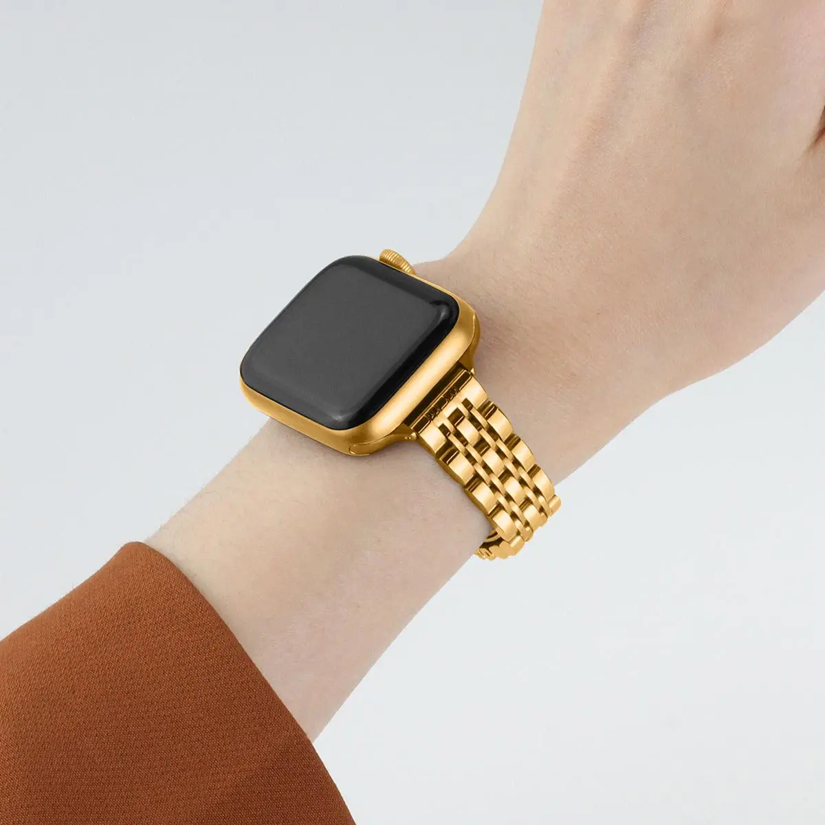 Stainless Steel Watch Band Compatible with Apple Watch (Band 
