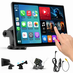 2026 New Wireless Carplay Screen for Car, 7 Inches, Backup Camera, Music/Mirror Link/Navigation for All Cars，Equipped with AUX cable