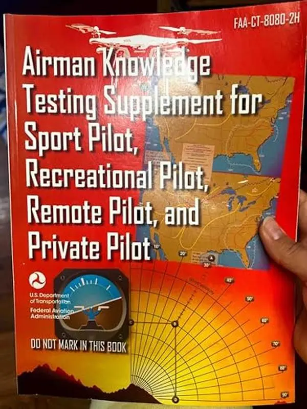 USED Book - FAA-CT-8080-2H, Airman Knowledge ,Testing Supplement for Sport Pilot ,Recreational Pilot ,Remote Pilot and Private Pilot 2018 by Federal Aviation Administration (Unknown) - english