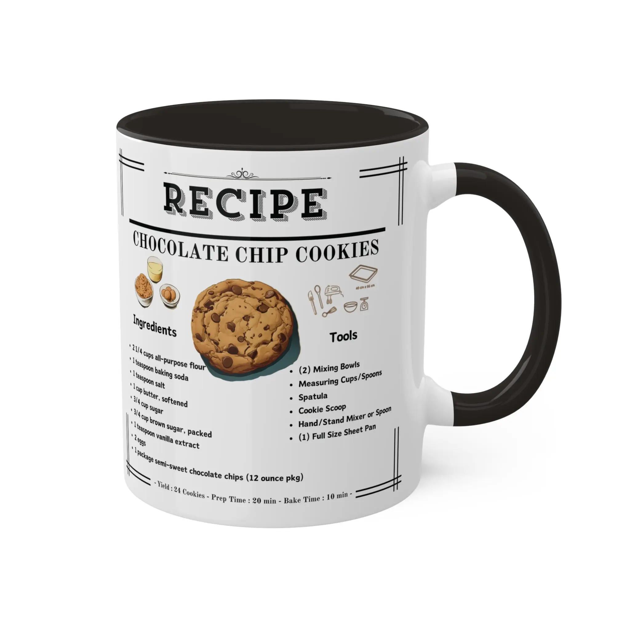 The Recipe Series' Chocolate Chip Cookie Recipe Coffee Mug