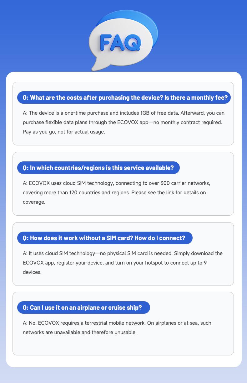 ECOVOX 2026 Upgraded Portable Mini WiFi Hotspot High-Speed 4G Data Global Coverage No SIM Card Required, Tri-Band Car/RV/Travel WiFi Router ECOVOX 2026 Upgraded Portable Mini WiFi Hotspot High-Speed 4G Data Global Coverage No SIM Card Required, Tri-Band Car/RV/Travel WiFi Router