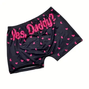 Women's Letter Print Lounge Shorts with Comfy Elastic Waistband - Perfect for Loungewear and Sleepwear Breathable Comfort Comfortable Fabric