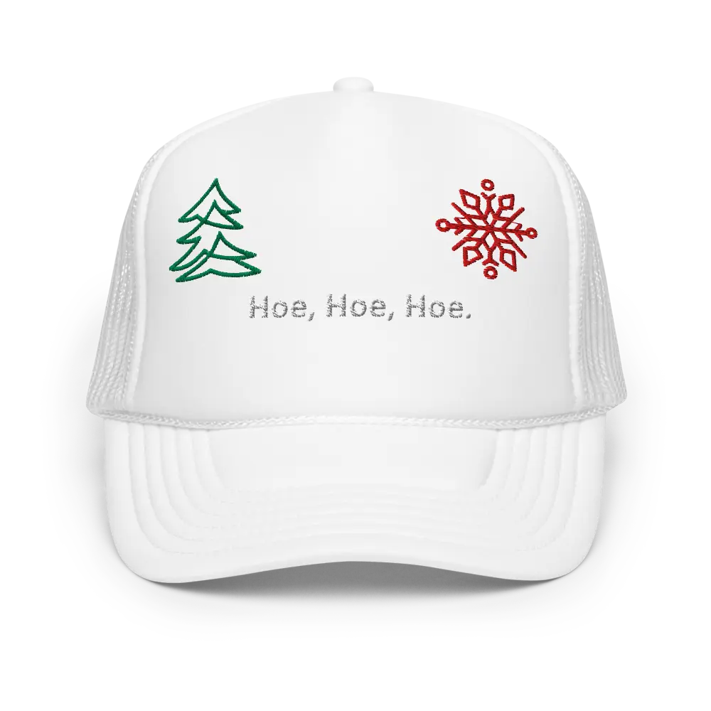 Unisex Christmas Embroidered Hat, Perfect for the Holidays