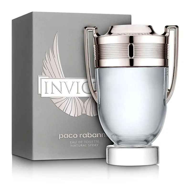 Paco Rabanne Invictus Eau De Toilette Spray for Men --Woody Aquatic Fragrance