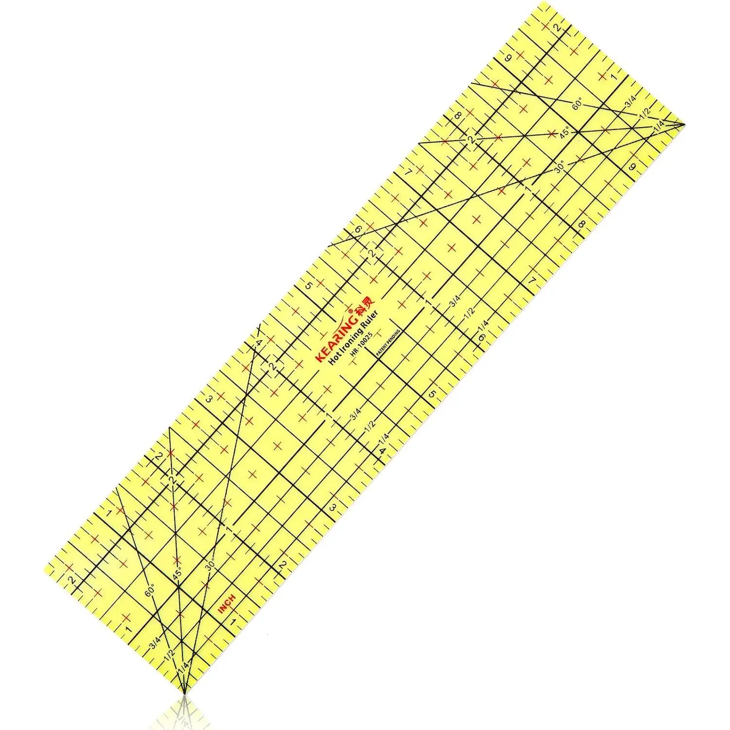 Hot Ironing Ruler, Heat Resistant Hemmer Ruler Sewing Tools Measuring  Tool for Electric Iron  Work, 10 Inches(2.5 x 10 Inch)