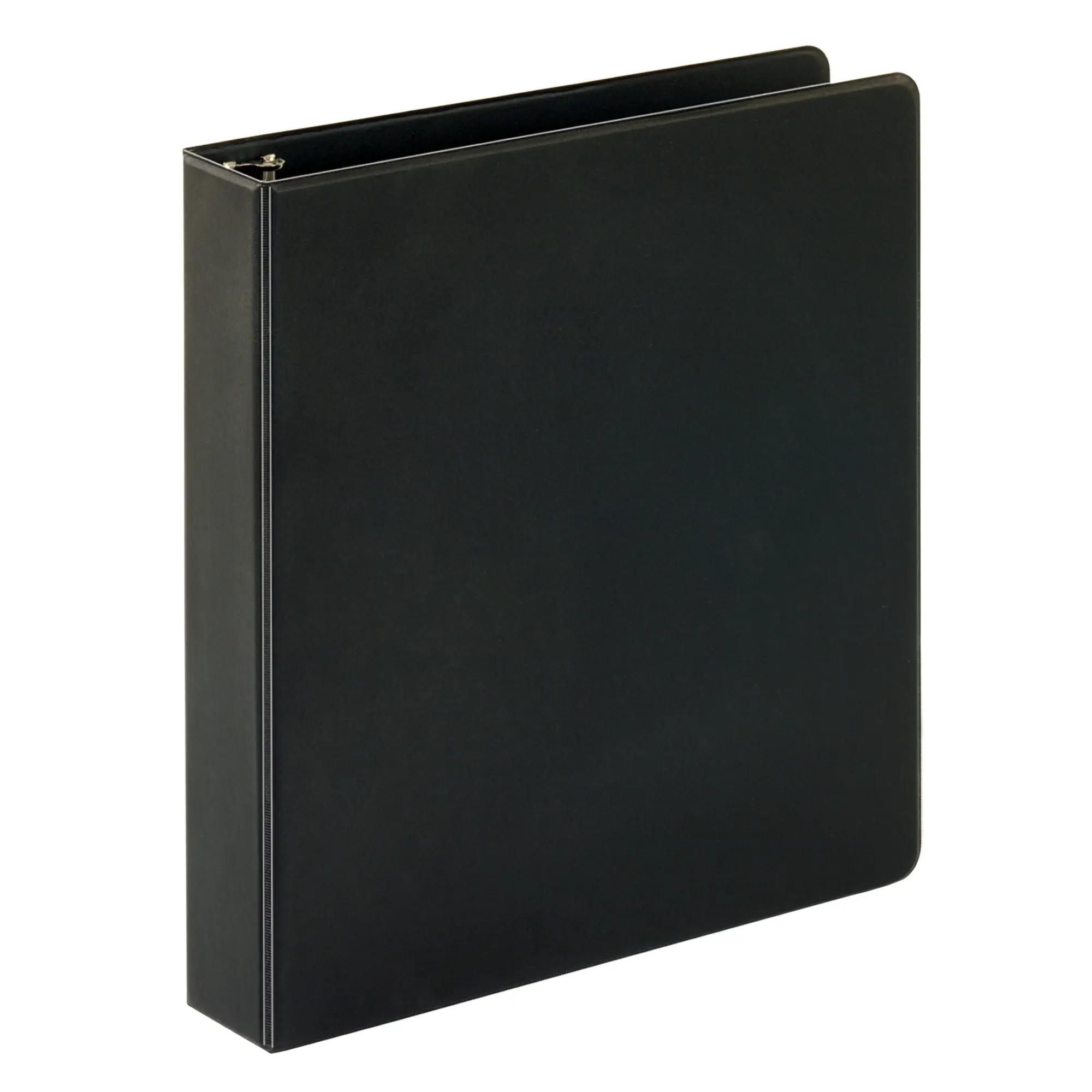 Just Basics® Economy Nonview 3-Ring Binder, 1 1/2" Round Rings, Black