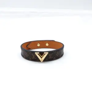 Pre-owned Louis Vuitton Monogram Coated Canvas Bracelet T10286142
