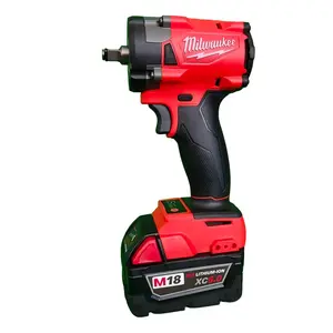 Milwaukee M18 Mid-Torque 3/8" Impact Wrench – Automotive, Mechanical & DIY, 300 N·m Power, LED Work Light, Durable & Portable