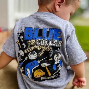 Blue Collar Boy's Short Sleeve Shirt