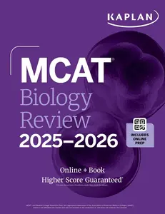 USED-MCAT Biology Review 2025-2026: Online + Book by Kaplan Test Prep (Paperback)