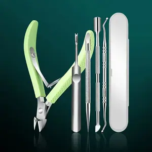 Professional Nail Care Set, Stainless Steel Cuticle Scissors & Nippers, Pedicure Tools Kit, Non-Scented Manicure Essentials, 6pcs