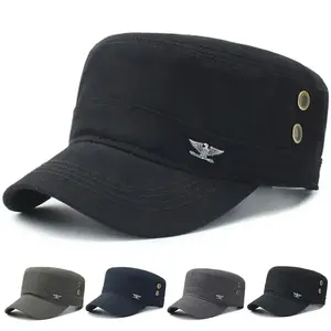 Mens Baseball Cap Military Caps Spring Autumn Tactical Hat Men's Flat Top Cotton Army Cap Sports Leisure Hats