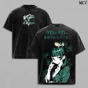 Mao Mao Tee, The Apothecary Diaries Shirt, Anime Streetwear T-Shirt, Vintage Washed Oversized Tee, Mystery Girl Graphic Shirt, Retro Aesthetic Tee, Japanese Anime Streetwear, Unisex Vintage Top boyfriend  tees