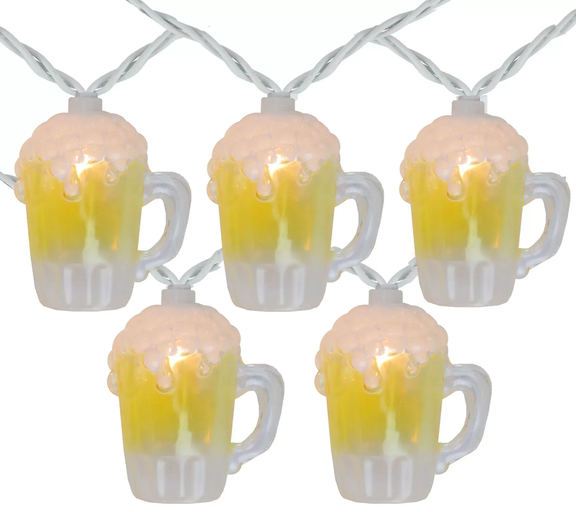 Northlight 10 Beer Mug Summer Outdoor Patio String Light Set