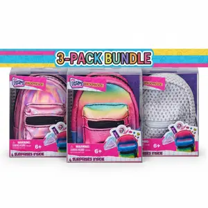 Shopkins Real Littles Mini Toy Backpacks Series 2 - 3 Pack Increditoyz Bundle | Random Styles Ages 5+