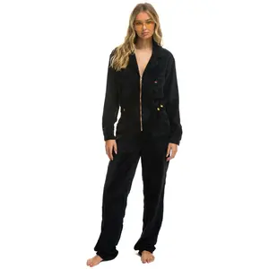 UNISEX CORDUROY FLIGHT SUIT - NAVY