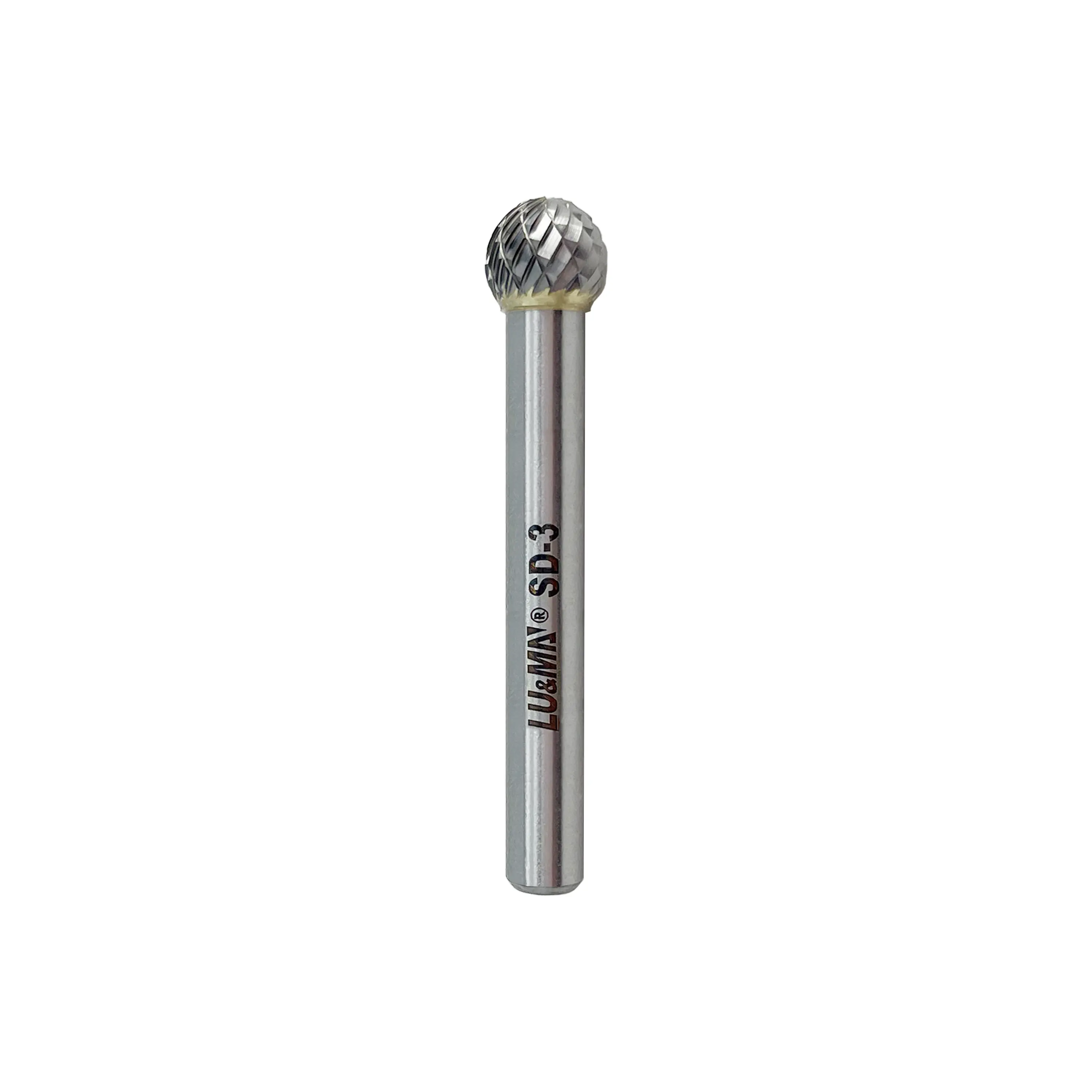 SD-3 Tungsten Carbide Burr Rotary File, Double Cut Ball Burs, 1pc Tool Accessories