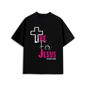 Live For Jesus Christian T-Shirt men's Christianity comfort colors tshirt black 180G 100% Cotton Cool shirts, Funny shirts, t shirt Stylish summer outerwear church costumes christian believers Easter gift
