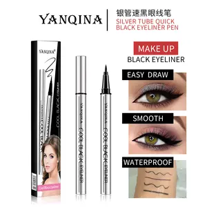 【YANQINA】Long-lasting eyeliner -lightweight, waterproof,vegan,cruelty-free,24-hour smooth application,ultra- creamy and silky smooth texture.