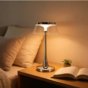 Rechargeable Night Light Bar Table Lamp, Light Luxury Living Room Bedroom Creative Decorative Table Lamp, Desktop Atmosphere Small Table Lamp