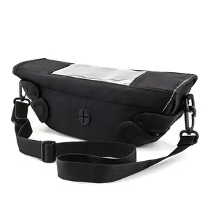 Waterproof Bike Helmet Bag, Multi-Functional Storage Pouch, Tool Cycling Pack, Knight Bag, Front Mount Backpack
